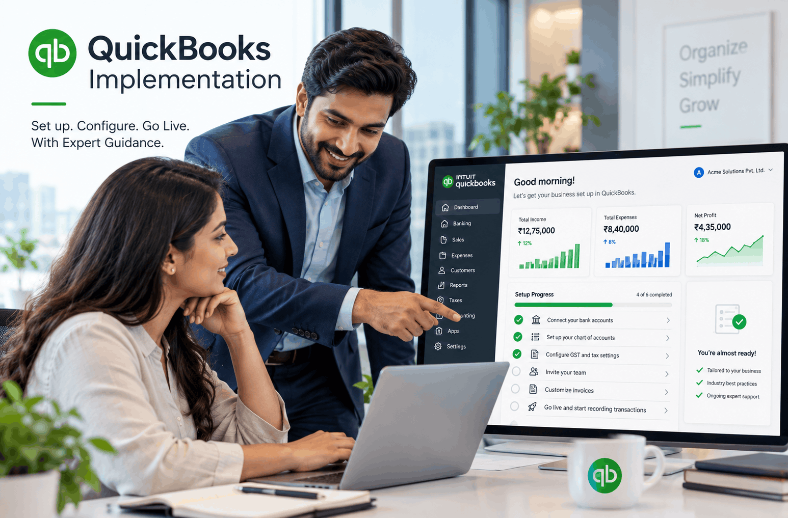 Home quickbooks implementation